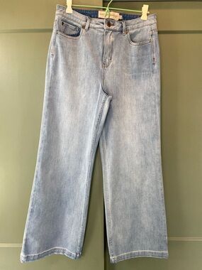 Soft Surroundings Light Blue Wide-Leg Jeans for Women